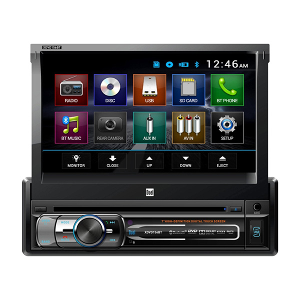 XDVD176BT Single DIN Bluetooth Receiver Detail Page